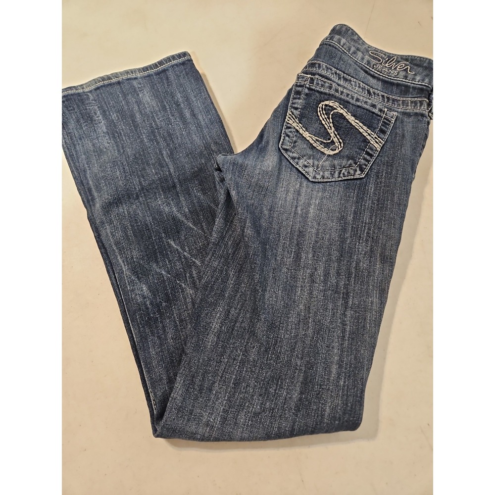 Silver Jeans Aiko Bootcut Jeans Womens W27 L33 Mid Rise Preppy Western (1928